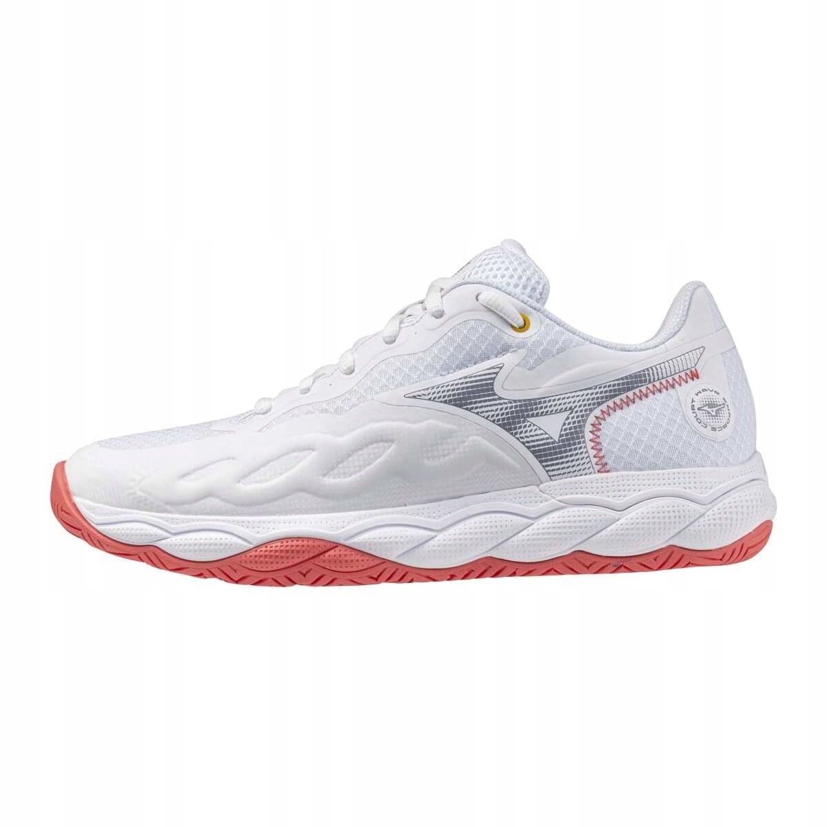 Mizuno Wave Enforce Court Ac(w) White/Blue Granite/Calypso Cor 40.5/7.0
