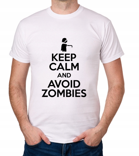 

koszulka Keep Calm And Avoid Zombies prezent