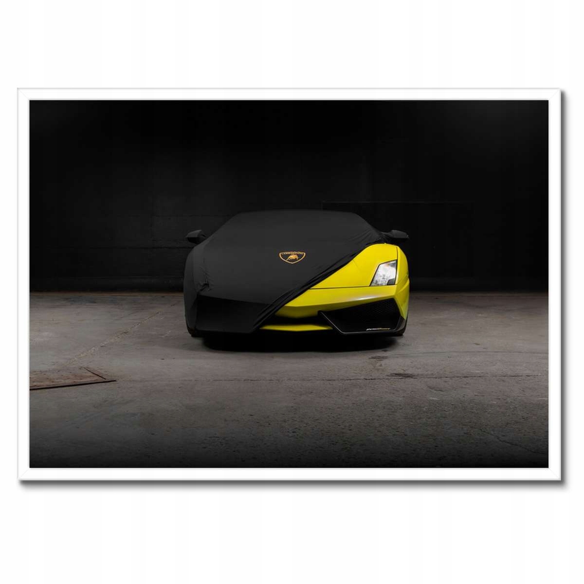 Plakáty v rámu 70x50 Žluté sportovní auto