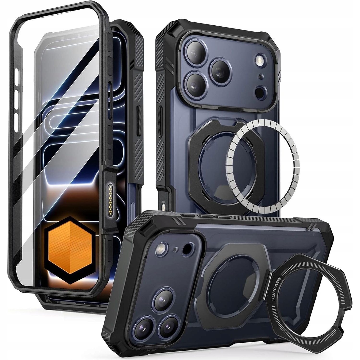 Etui do iPhone 17 Pro Max, Supcase Ub Grip Pro Mag CC, mocne, do MagSafe