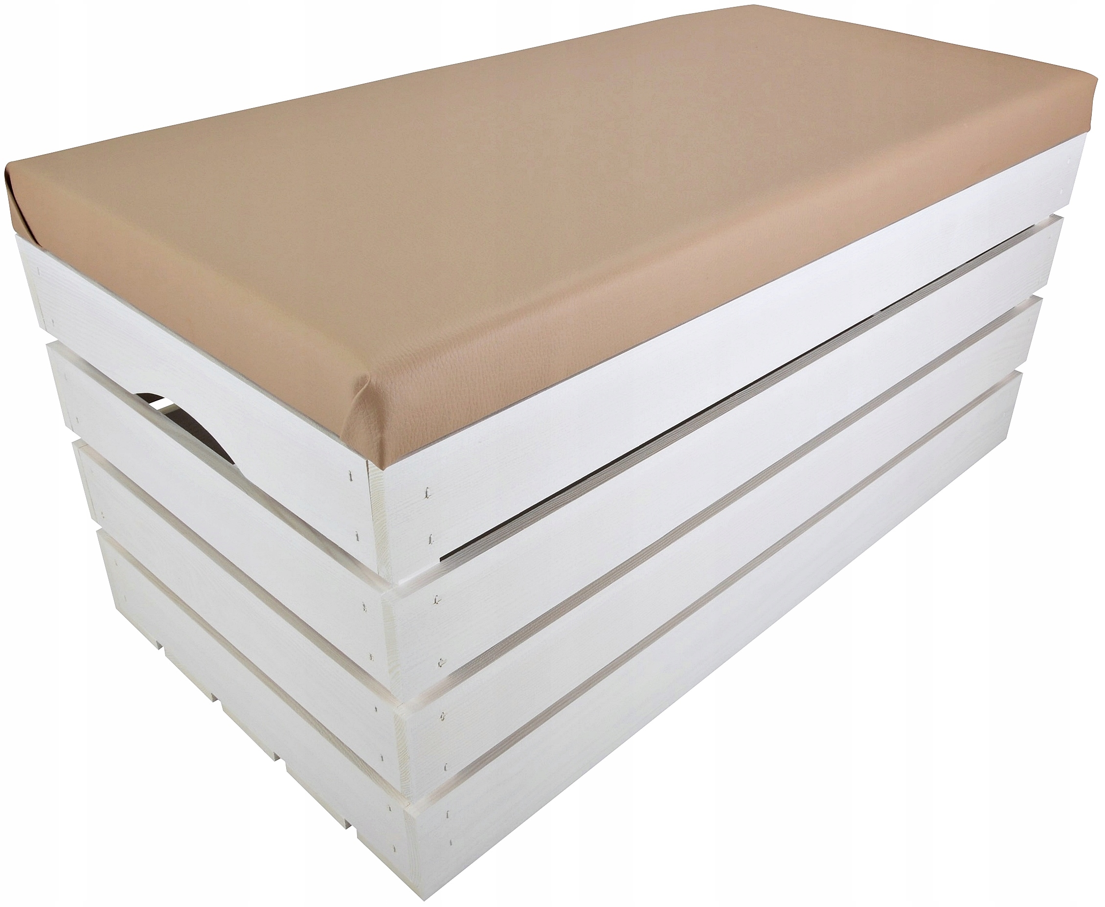 Úložný Kufr, Bílý Sedák, Dřevěná Skříň