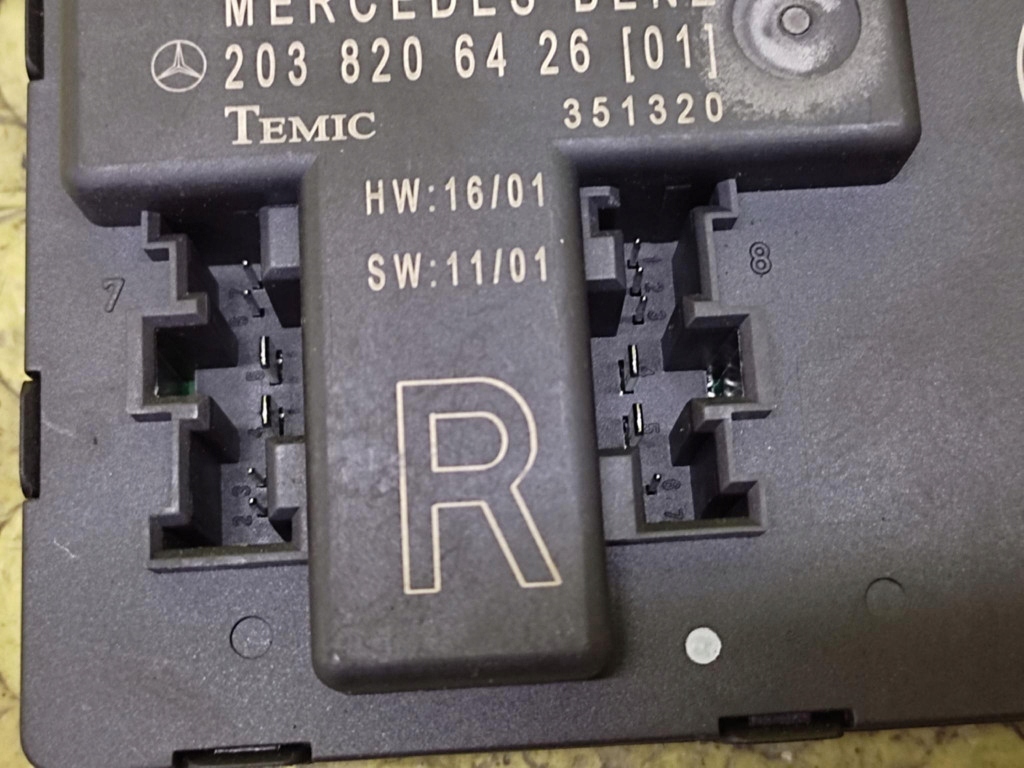 MERCEDES W203 module control unit door right front 2038206426