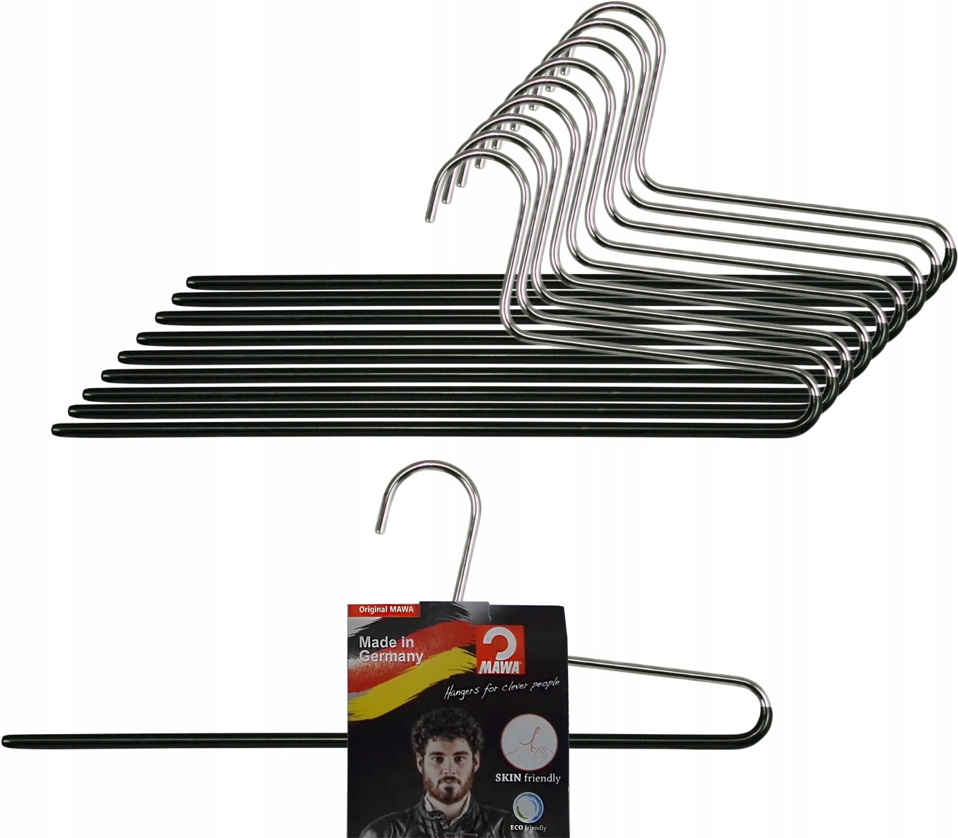 

Mawa wieszaki metalowe na spodnie 10szt