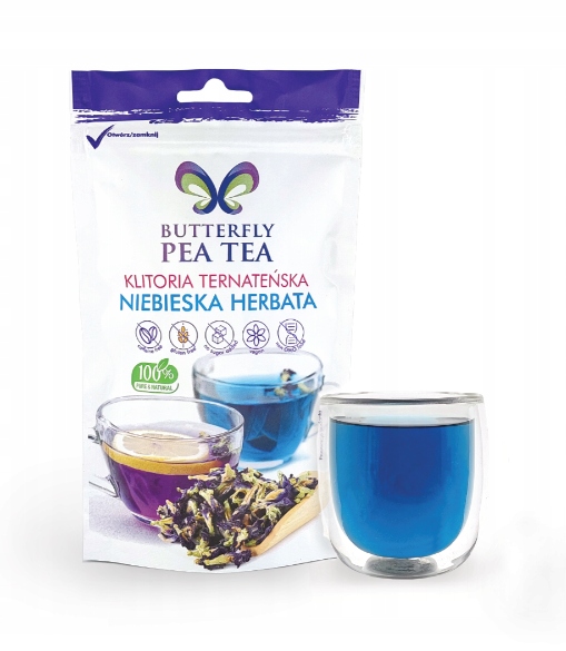 NIEBIESKA HERBATA Butterfly Pea Tea KLITORIA 12,5g