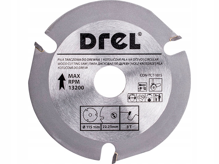 

Tarcza Do Pilarki Widiowa 115 x 22.2 mm x 3T Drel