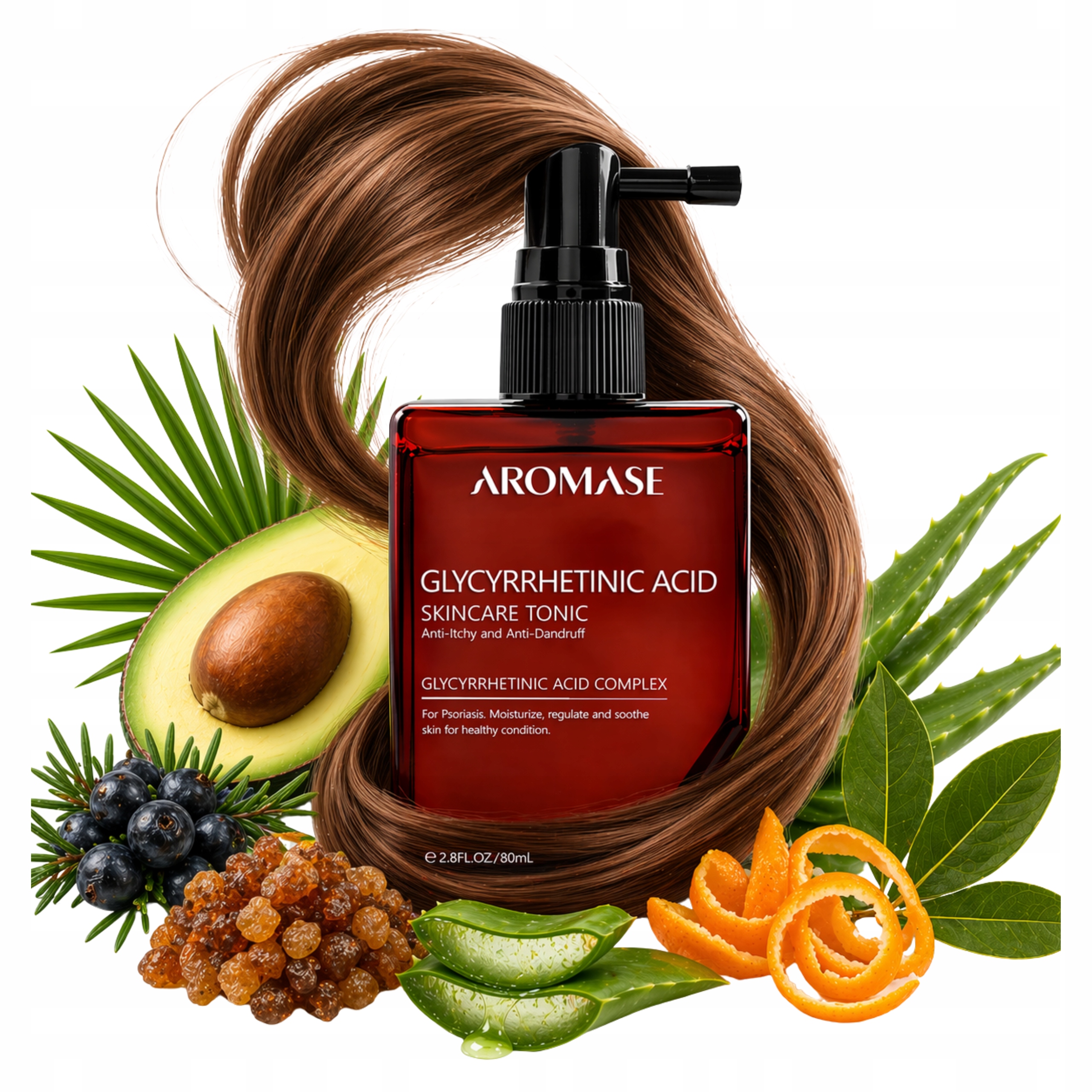 Tonik Do Skóry Głowy i Ciała Aromase Glycyrrhetinic Nawilżający 80ml