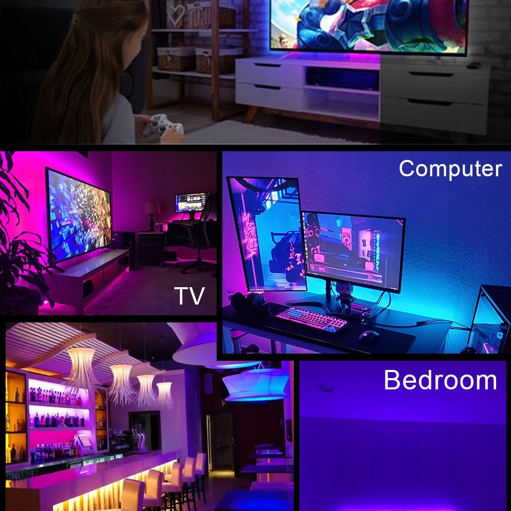 TAŚMA LED 5050 RGB TV USB BLUETOOTH 2m Marka Inna