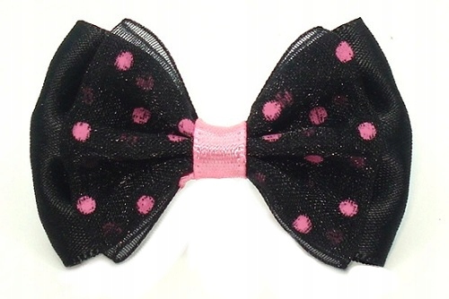 

Satynowo-tiulowe Kokardki W Groszki Spinka York