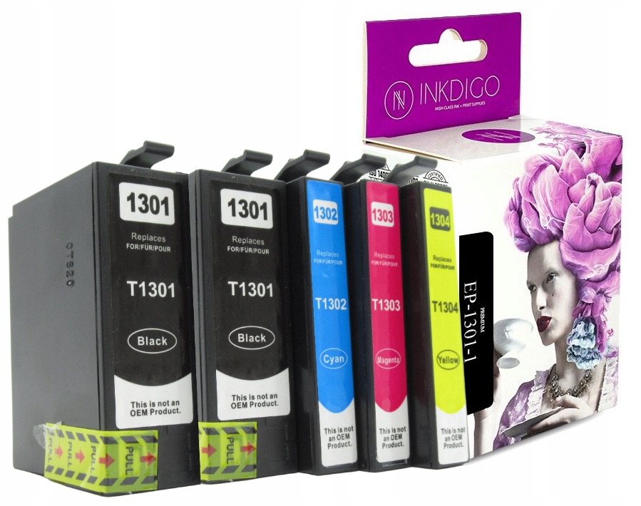 

5x Tusz do Epson T1301 BX525WD BX535WD BX625FWD