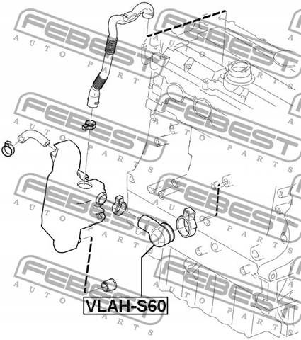 PRZEWOD FILTRA POWIETRZA do VOLVO XC90 I 2 5 Car type Passenger cars