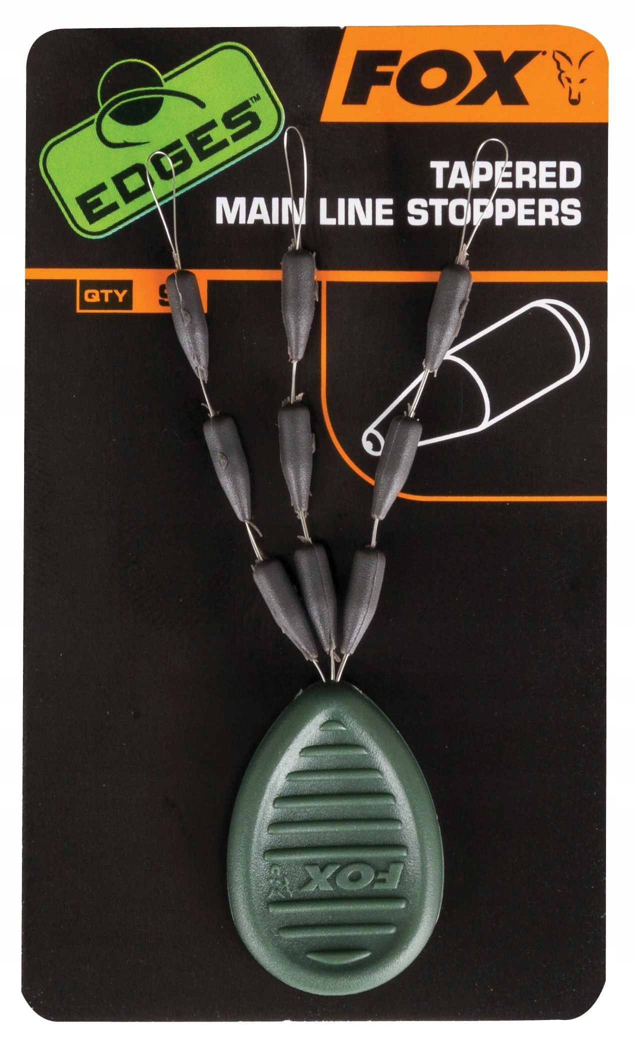Stopery Fox Edges Tapered Mainline Stoppers 9szt.
