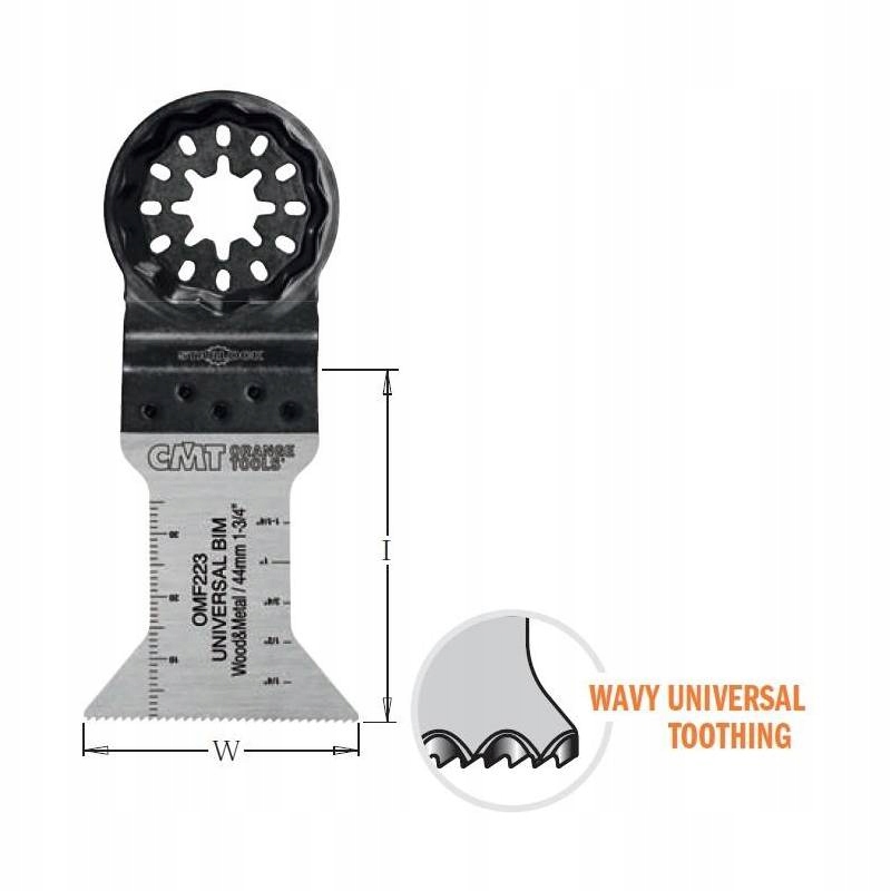 OMF125-X1 Pilový List W=75
