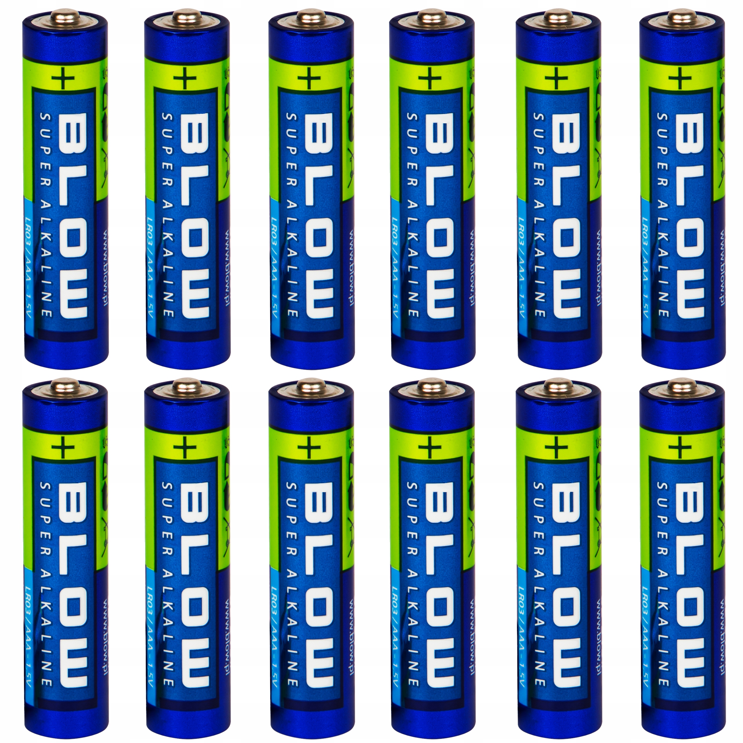 12x BATERIA ALKALICZNA BLOW AAA LR3 PALUSZKI ZESTAW