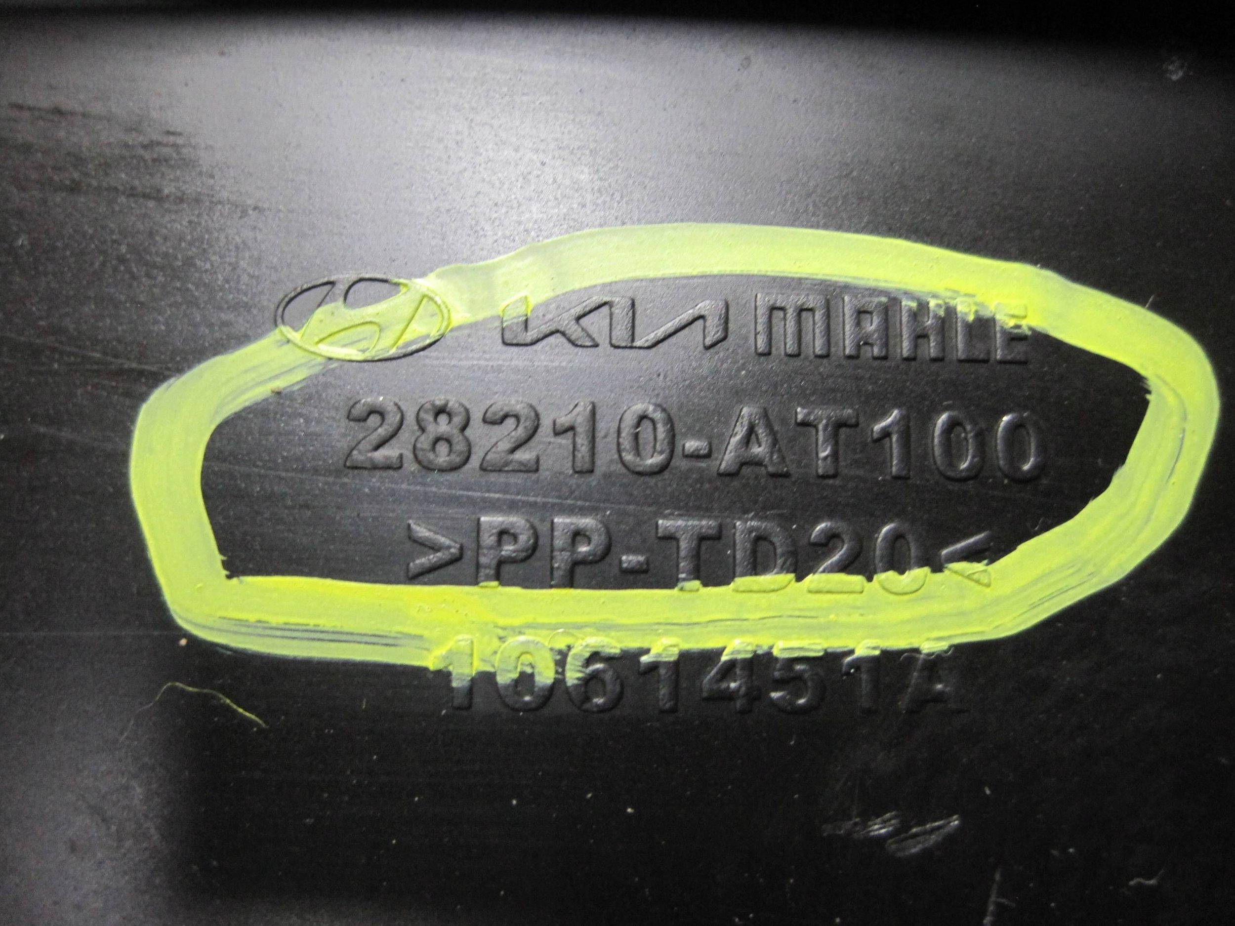 pipe DOLOTOWA KIA NIRO II 28210-AT100