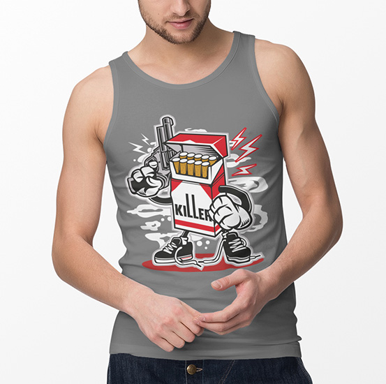 TANK TOP ANIMOWANE CIGARETTE KILLER