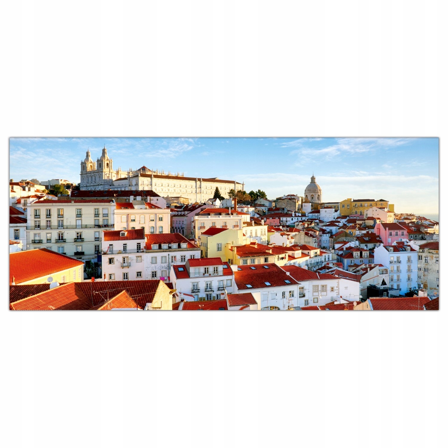 Staré Město Panorama 125x50 Tvrzené sklo panel