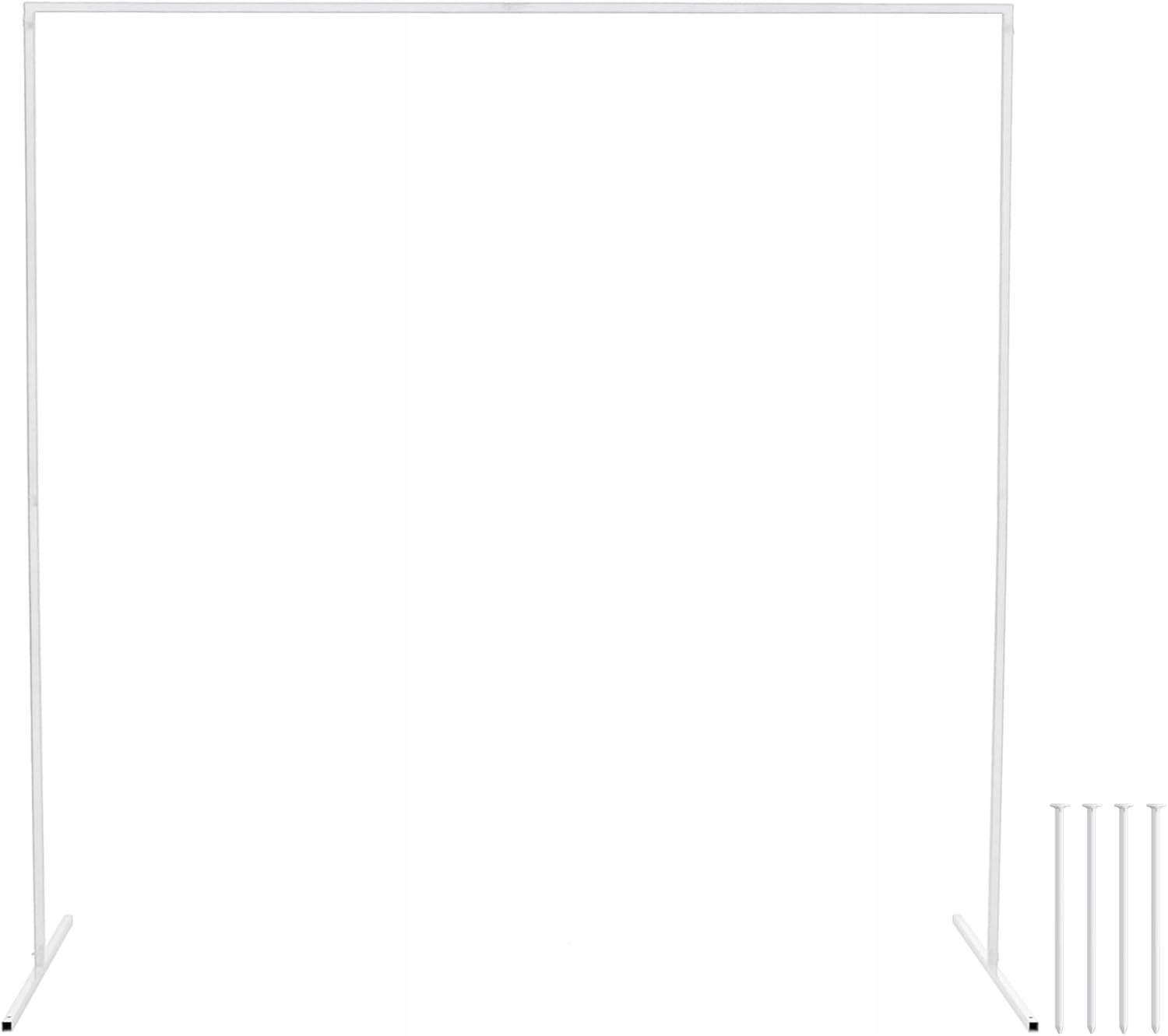 Svatební Narozeninový Oblouk 2x2 m Kovový Zlatý Na Balónky Květiny Skládací