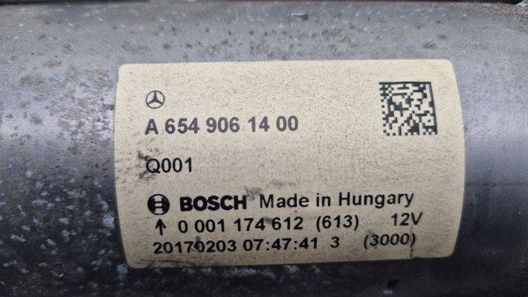 Mercedes C300d W205 starter A6549061400 OM654