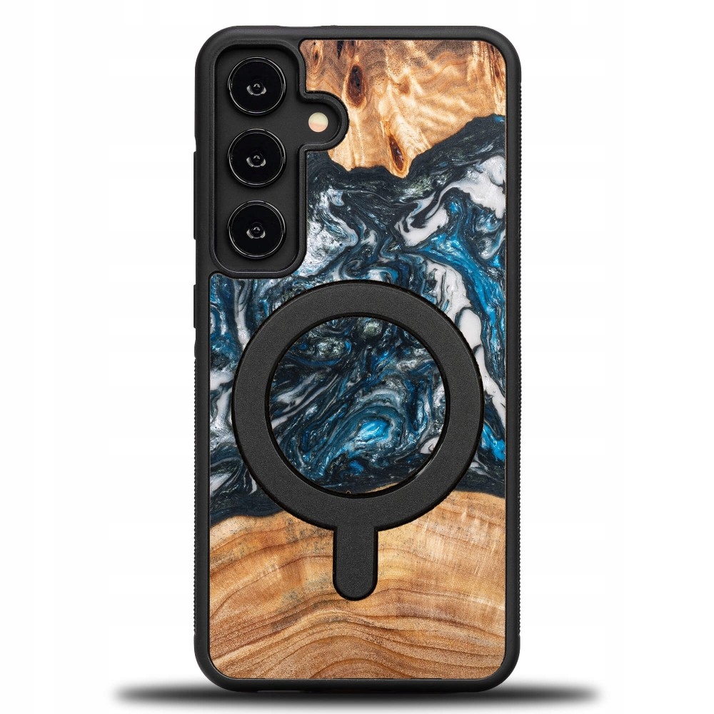 Pouzdro Bewood Unique pro Samsung Galaxy S25 Fe 5G Planety Země s MagSafe