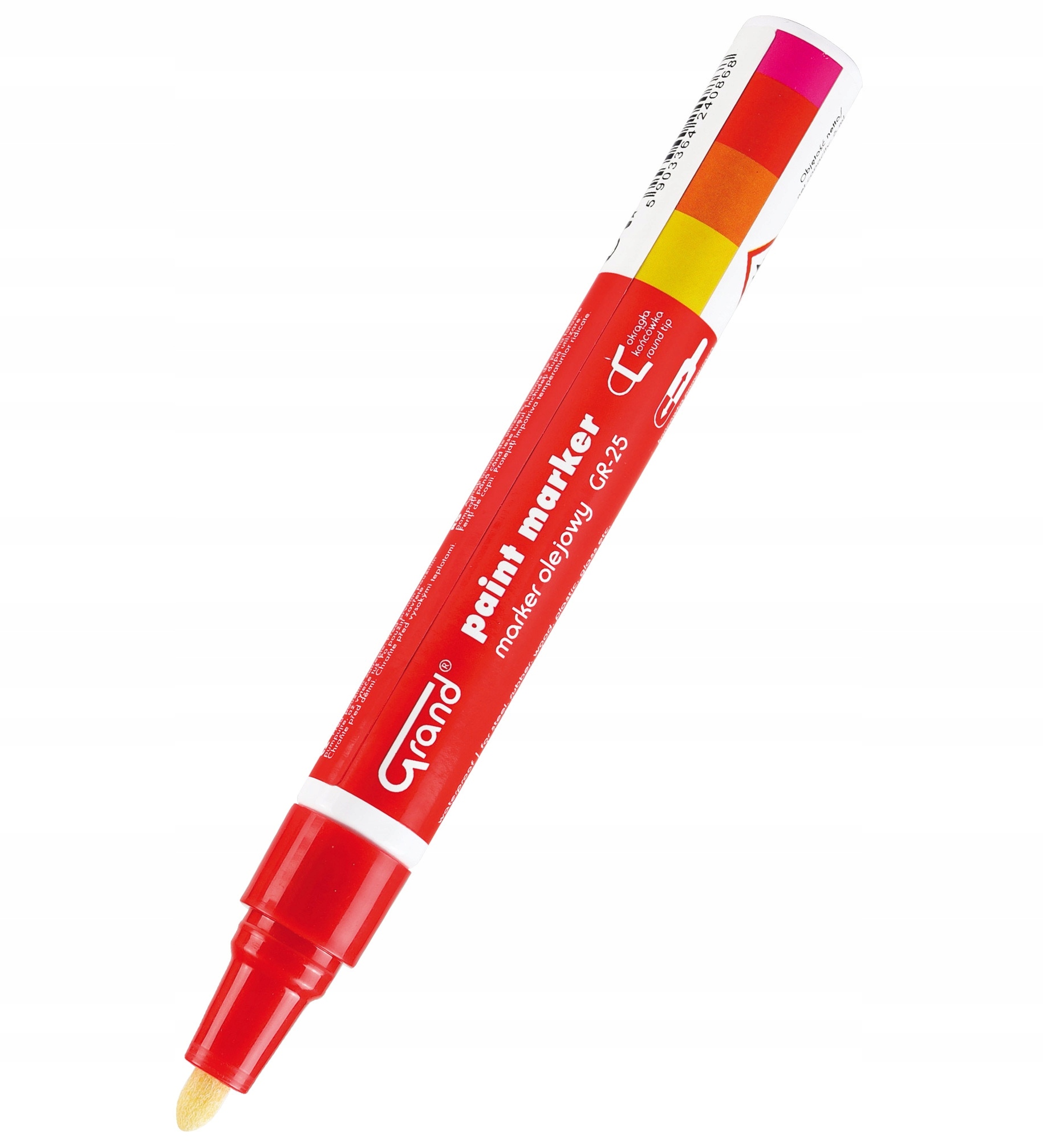 

Marker olejowy Grand GR-25 mazak 1,8-2,8 czerwony