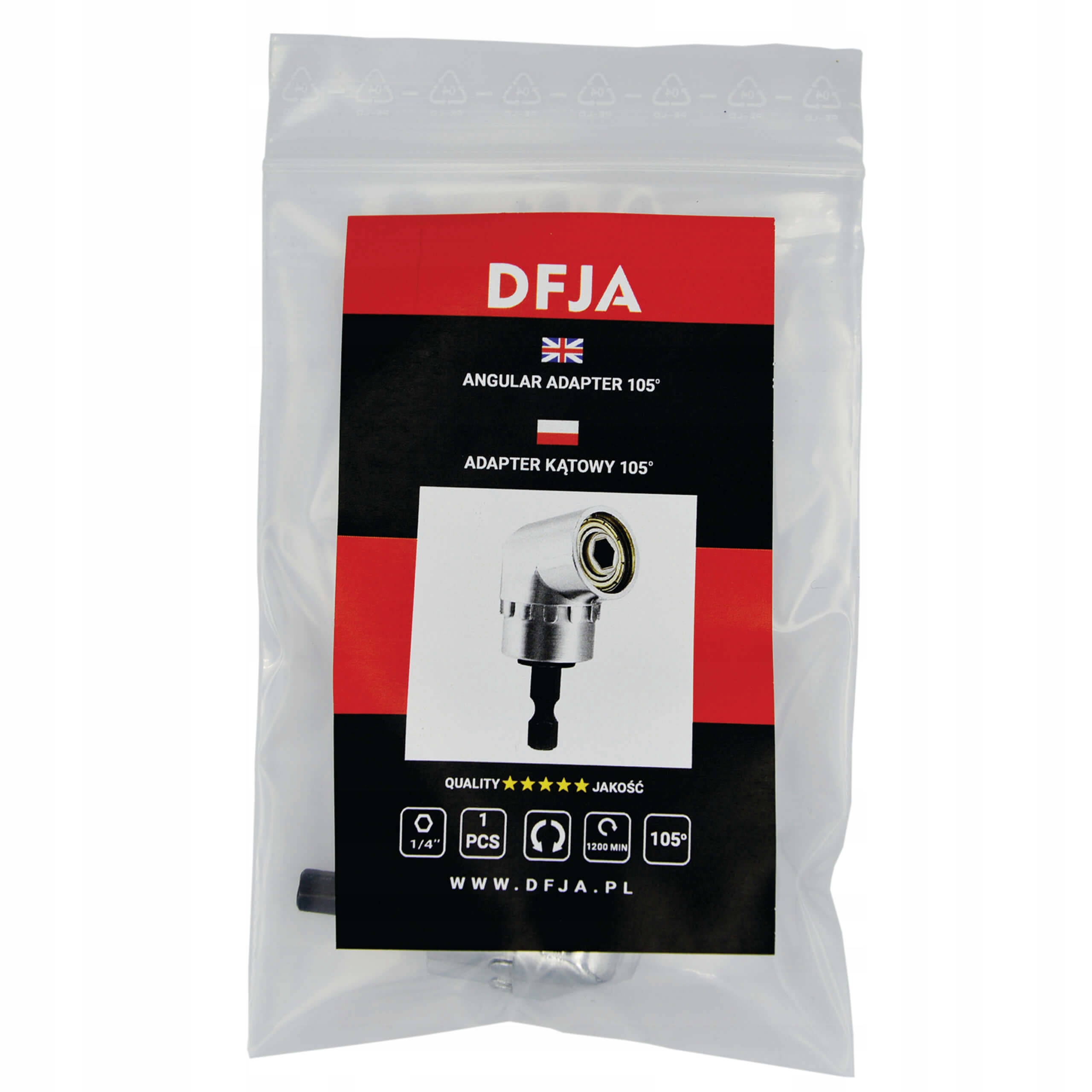 UCHWYT KĄTOWY WKRĘTARKI PRZYSTAWKA BITÓW ADAPTER Marka DFJA