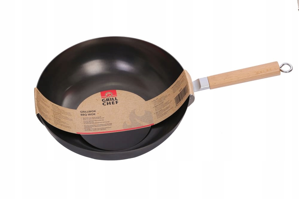 LANDMANN Wok metalowy 32 cm z uchwytem 15521