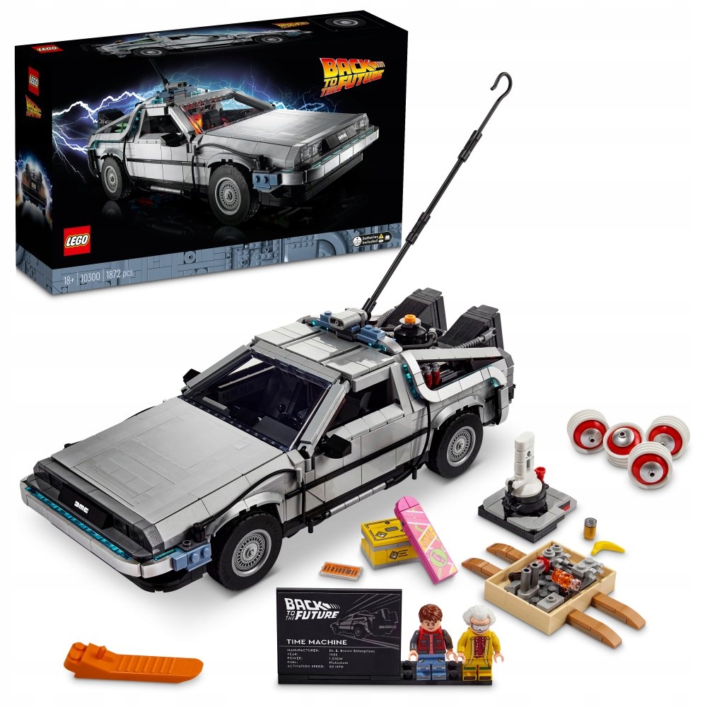Lego Icons 10300 Stroj času z Návratu do budoucnosti