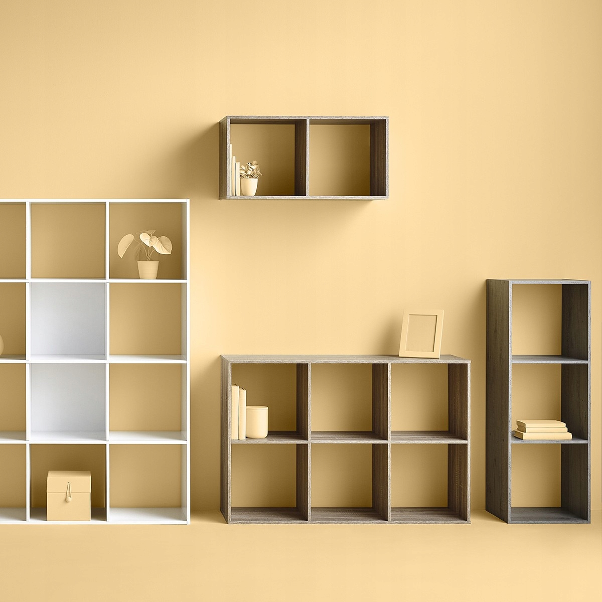 Szara szafka wolnostojąca Biurowa 3x półki LOFT Stan opakowania oryginalne