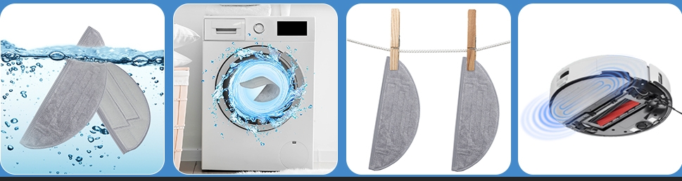 MOP ŚCIERECZKA NAKŁADKA DO ROBOROCK S8 / S8+ / S8 Pro Ultra / S7 MaxV Rodzaj ścierka