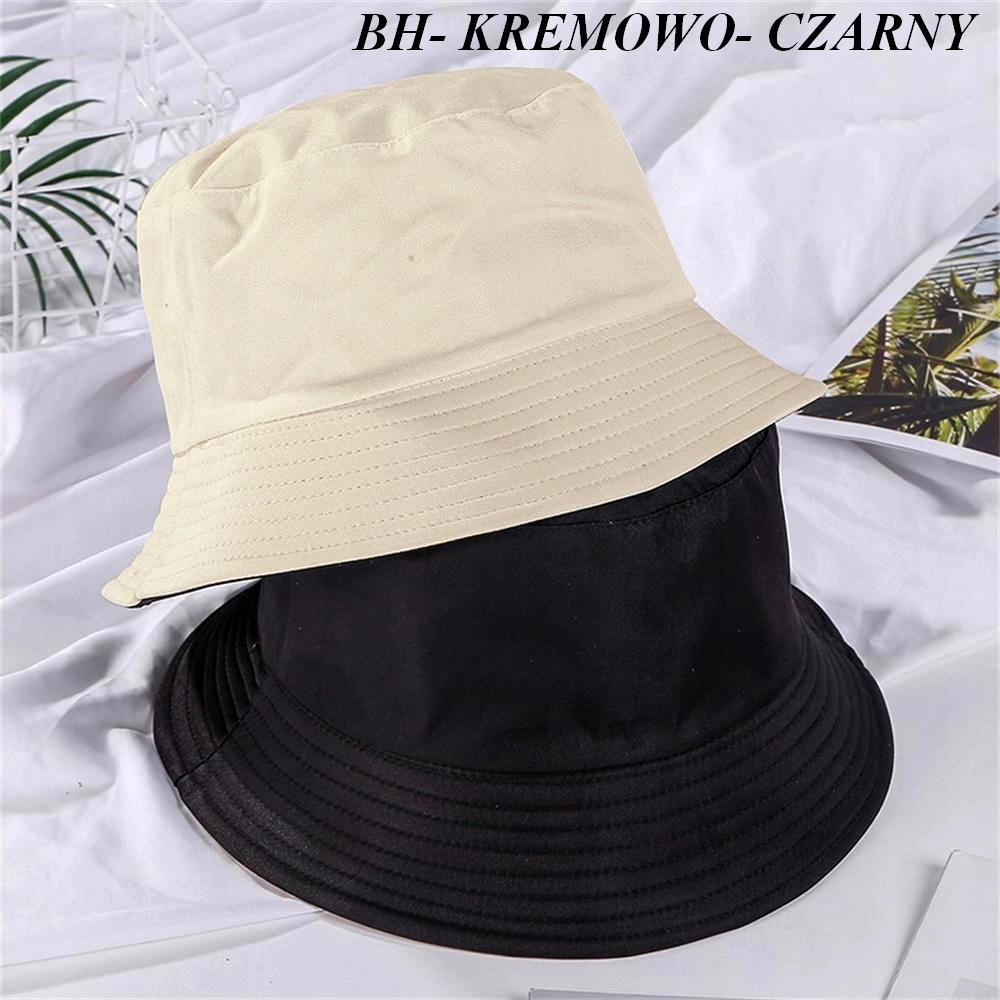 BUCKET HAT CZAPKA 2W1 KAPELUSZ RYBACKI DWUSTRONNY Marka Distribution4you