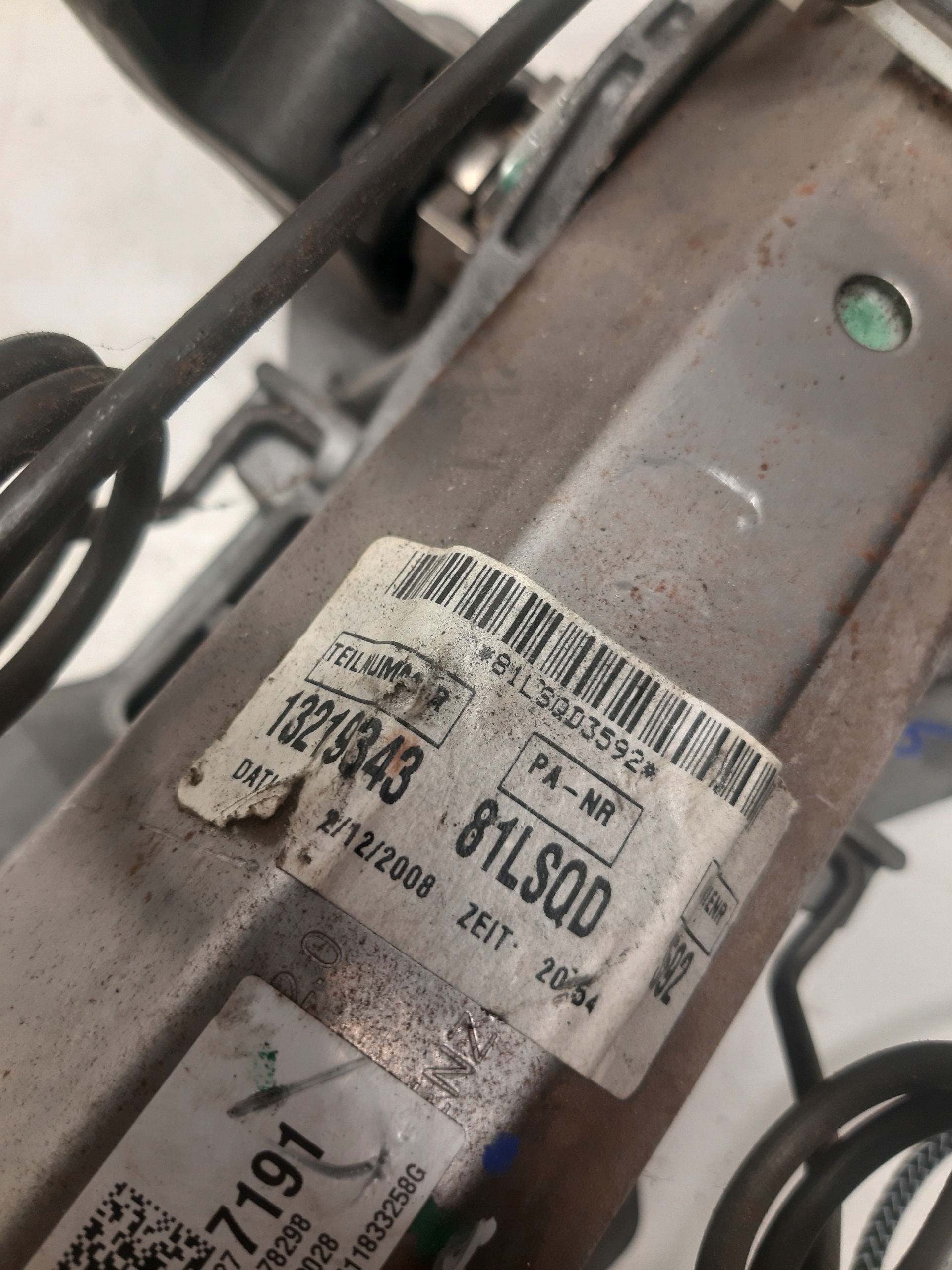 steering wheel rod OPEL INSIGNIA A