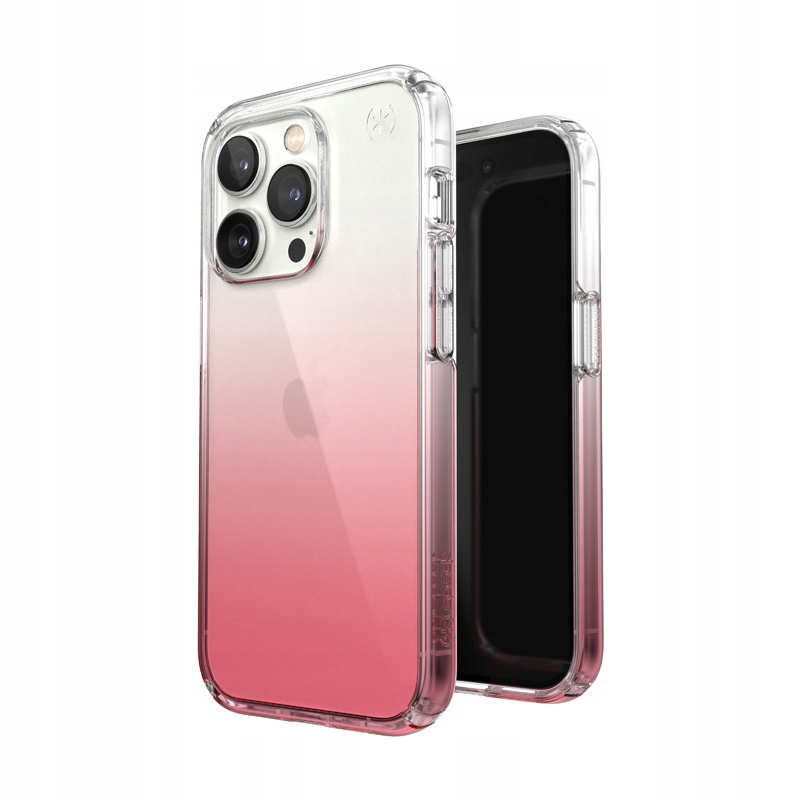 Speck Presidio Perfect-Clear Ombre Pouzdro pro iPhone 14 Pro s povrchovou úpravou Microban