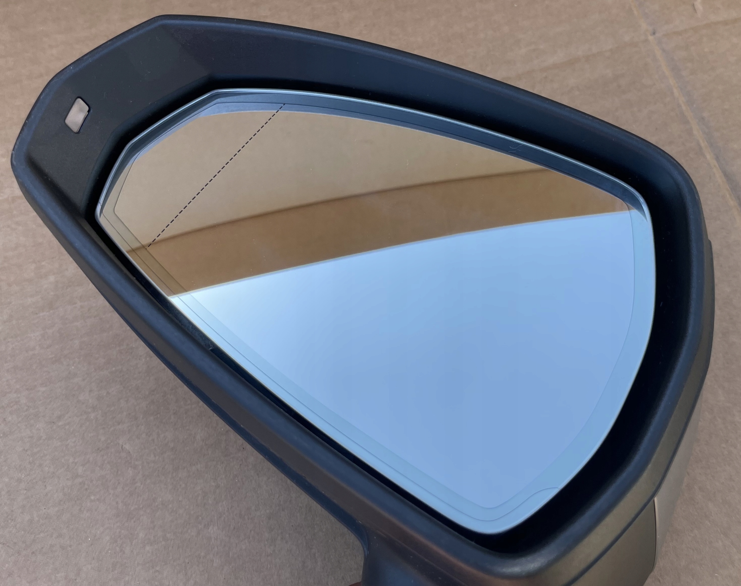 mirror AUDI A3 S3 RS3 10 PIN ALU CHROM as new original 2012-2019 R