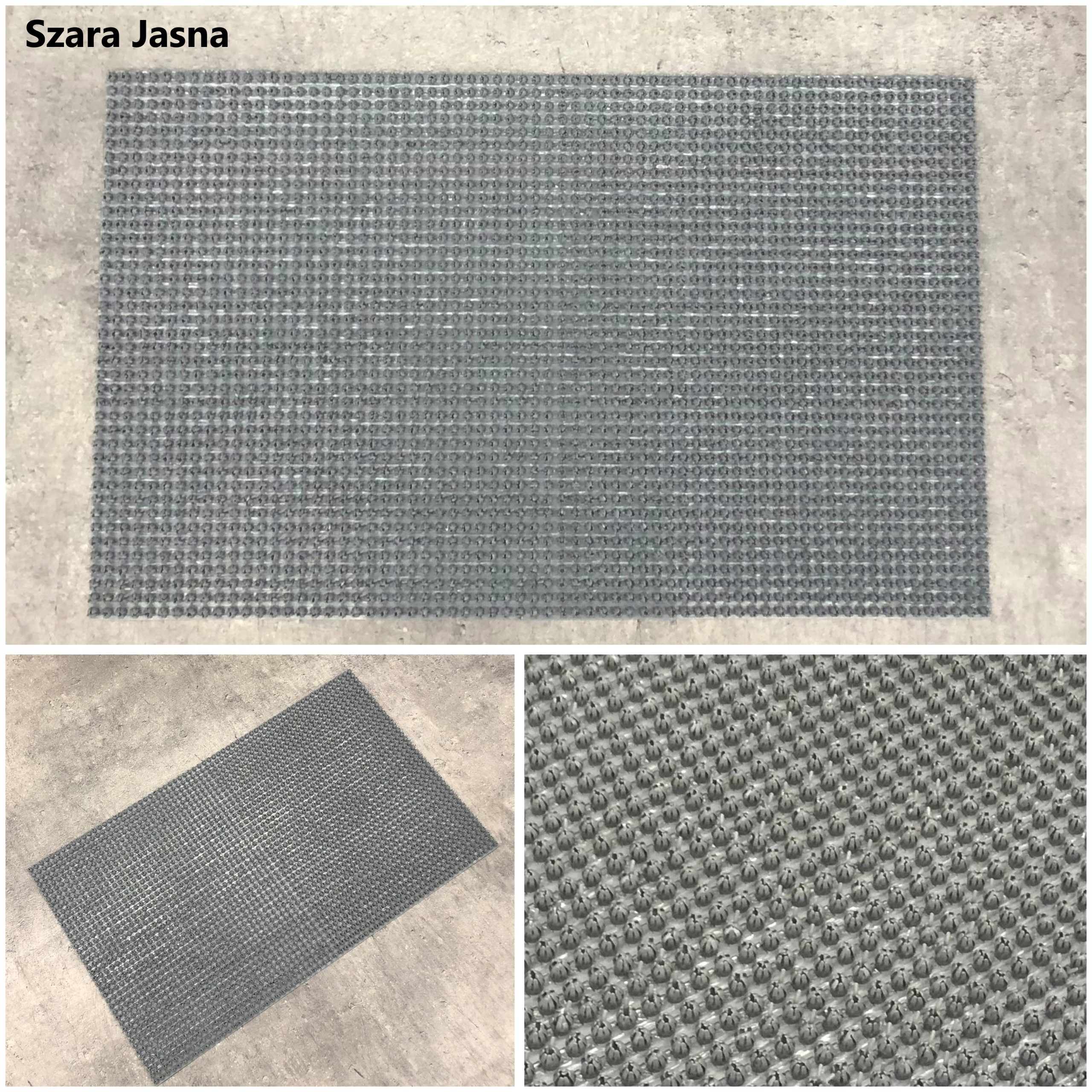 MOCNA IGŁOWA WYCIERACZKA PCV 90x120 MIX KOLORÓW Marka Sindbad