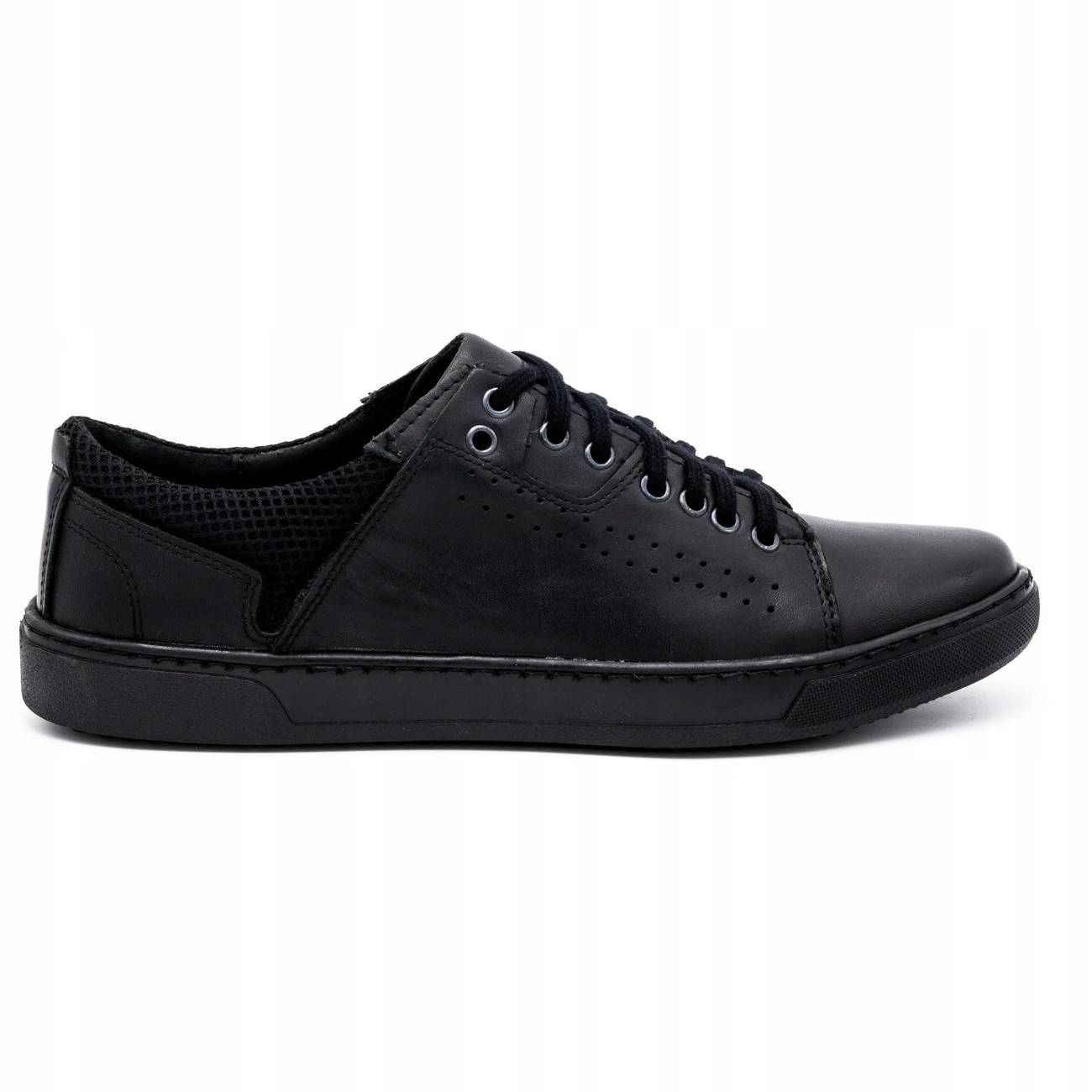 

Buty męskie skórzane casual 933MP czarne 42