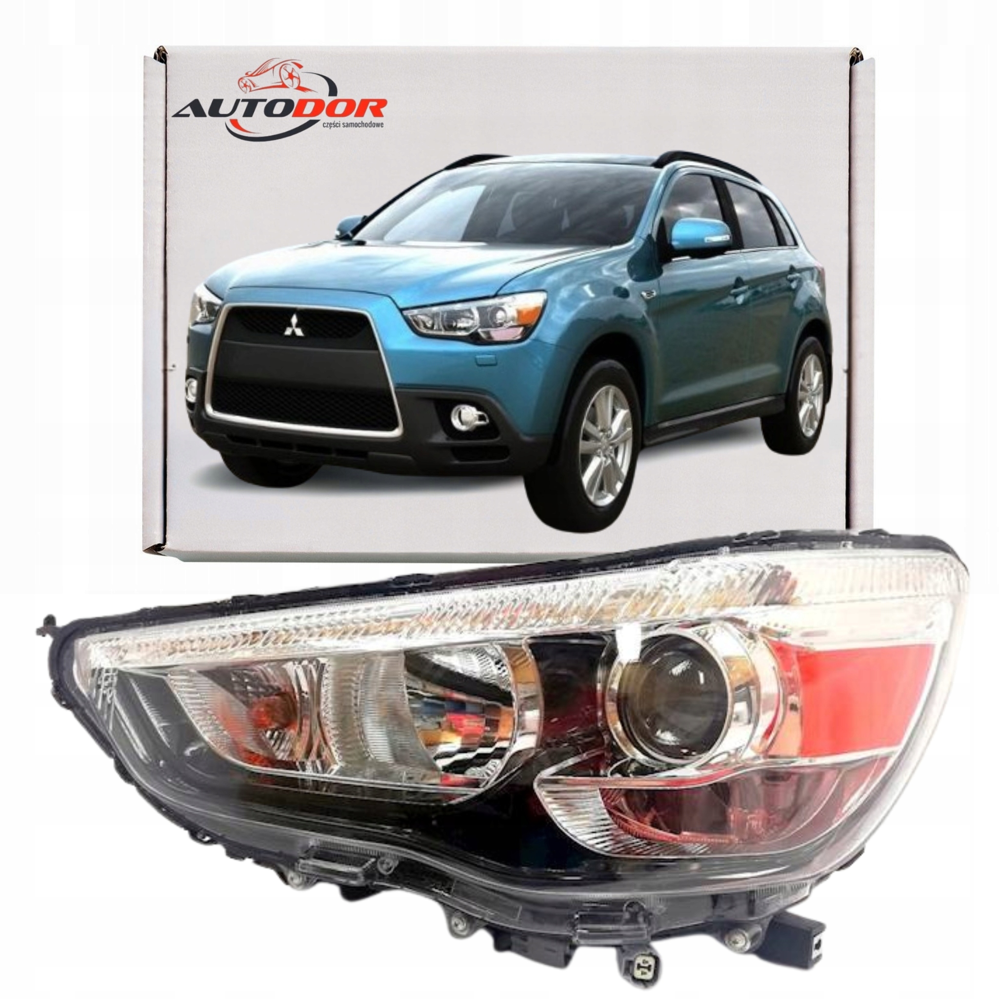 Mitsubishi Asx 10-PŘEDNÍ Světlomet Světlomet Elektrický Xenon Levý 8301C641