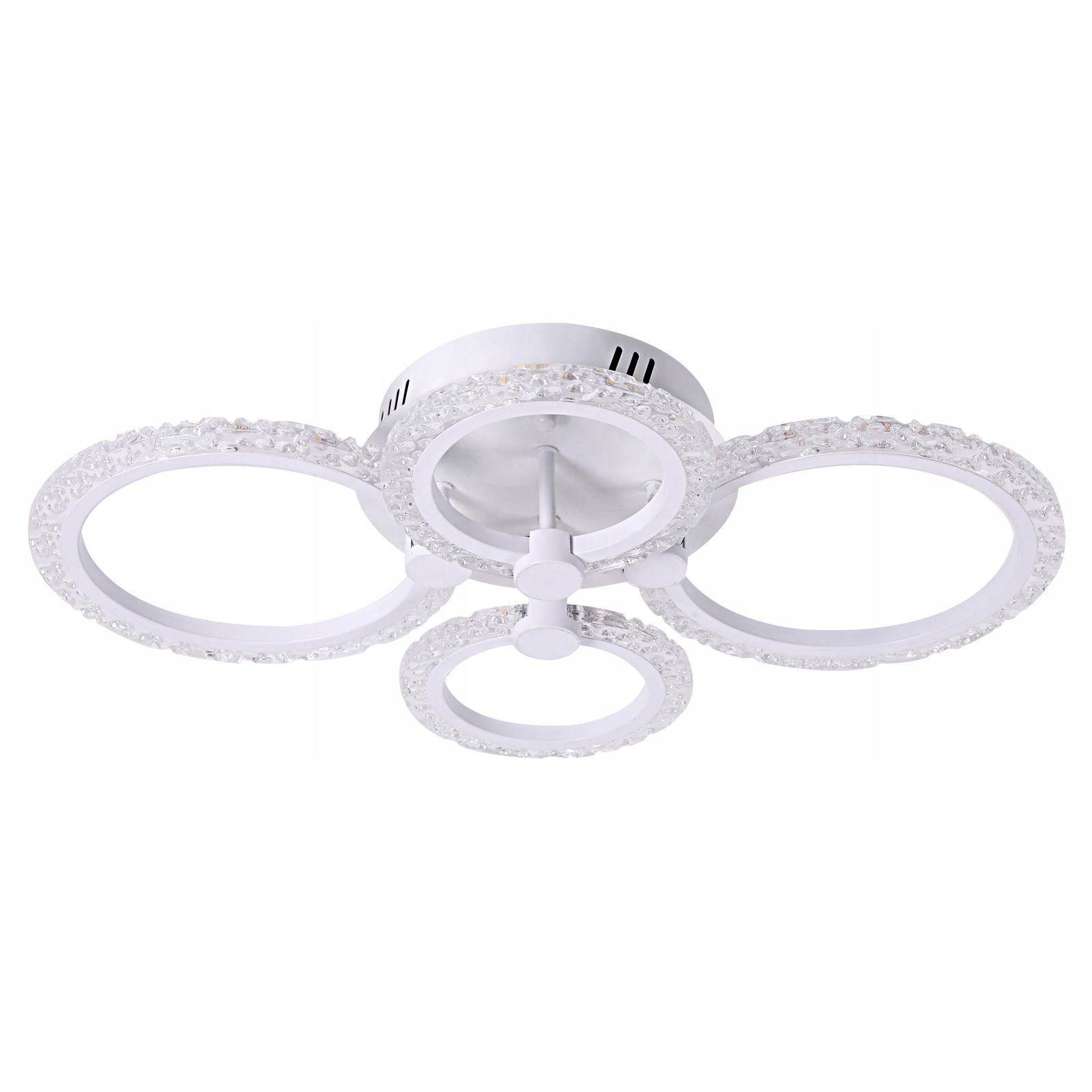 Led stropná lampa Mars Krištáľová