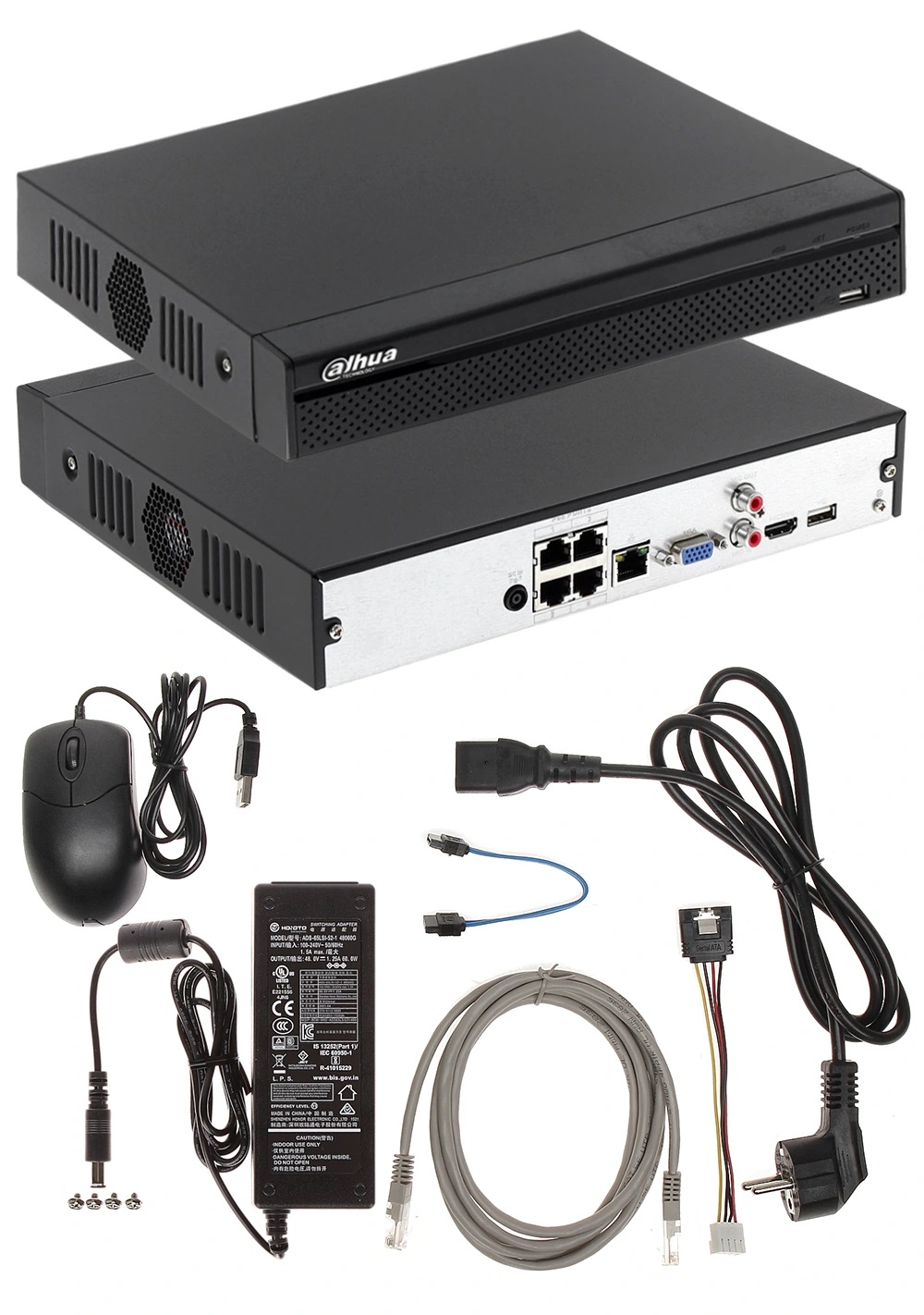 Rejestrator IP Dahua NVR4104HS-P-4KS2 8 Mpx 4xPoE EAN (GTIN) 5904815698085