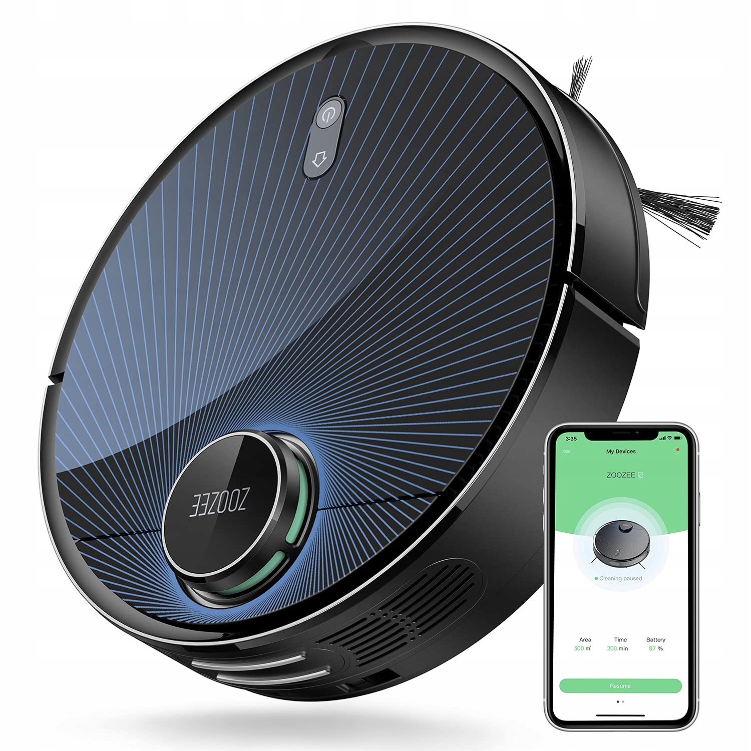 Uklízecí robot Zoozee Z70 černý