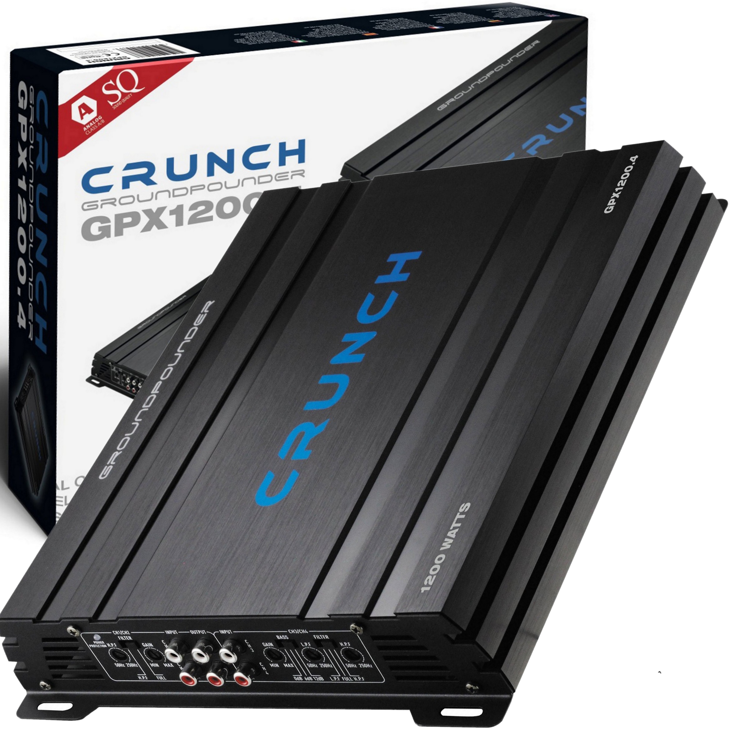 

Crunch GPX1200.4 wzmacniacz mocne 4kanały 4x150RMS