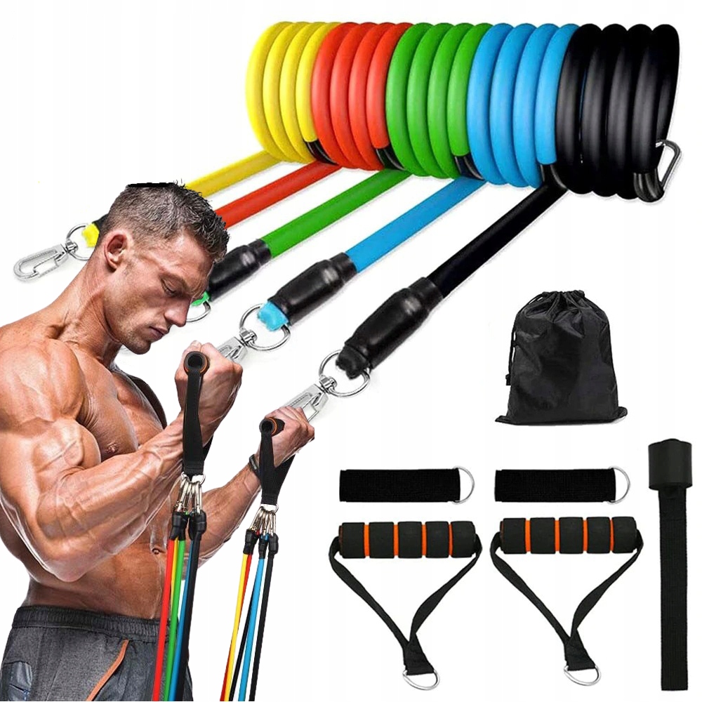 

Zestaw 5 Szt. Gumy Oporowe Do Ćwiczeń Power Band