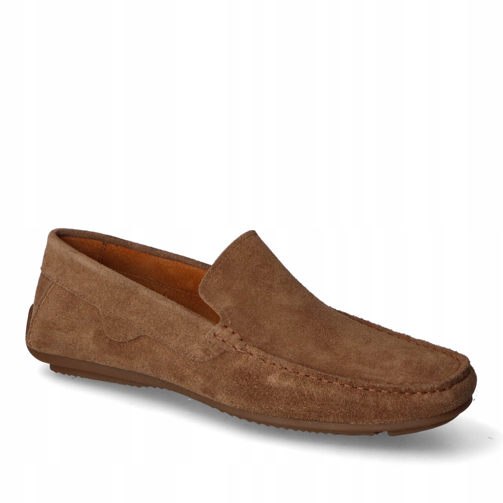 Mokasíny Ryłko IPAR16_AD2 Hnědý semiš 42