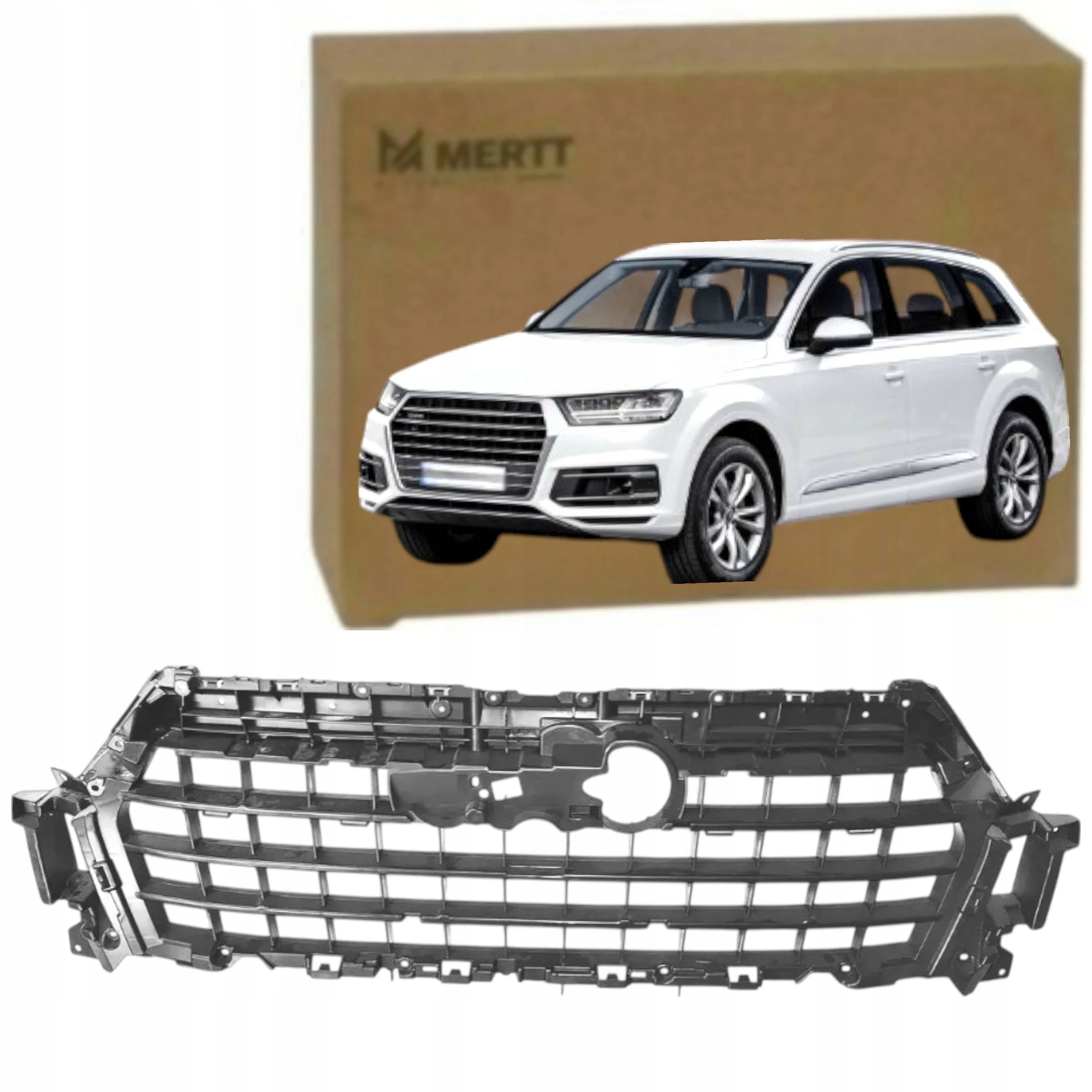 Audi Q7 4M0 15-19 Zesílení Atrapy Rošt Grilu Držák Upevnění Nové