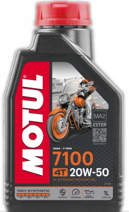 

Olej silnikowy Motul 7100 4T Ester 1 l 20W-50