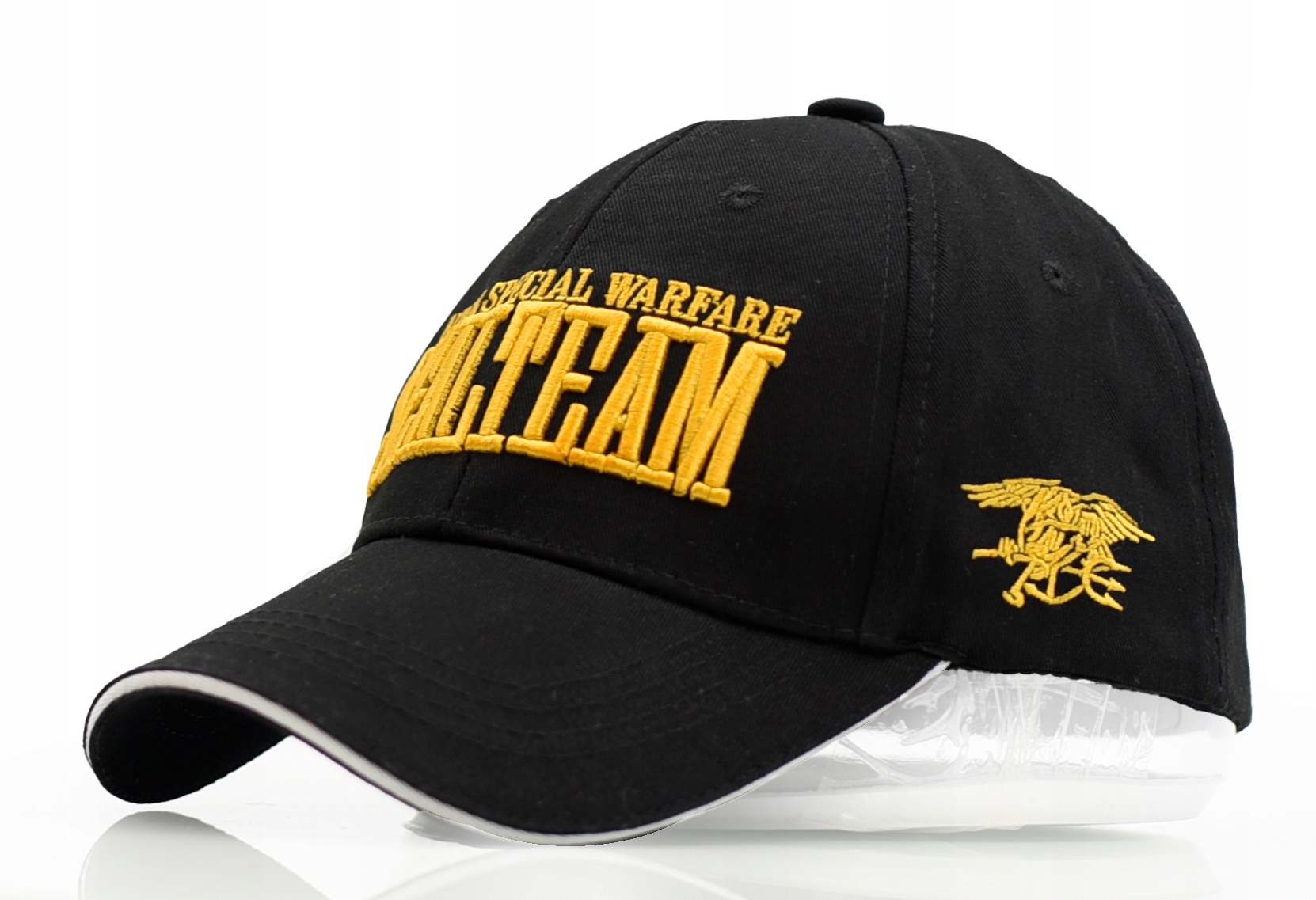 

Czapka z daszkiem bejsbolówka Sealteam czarna