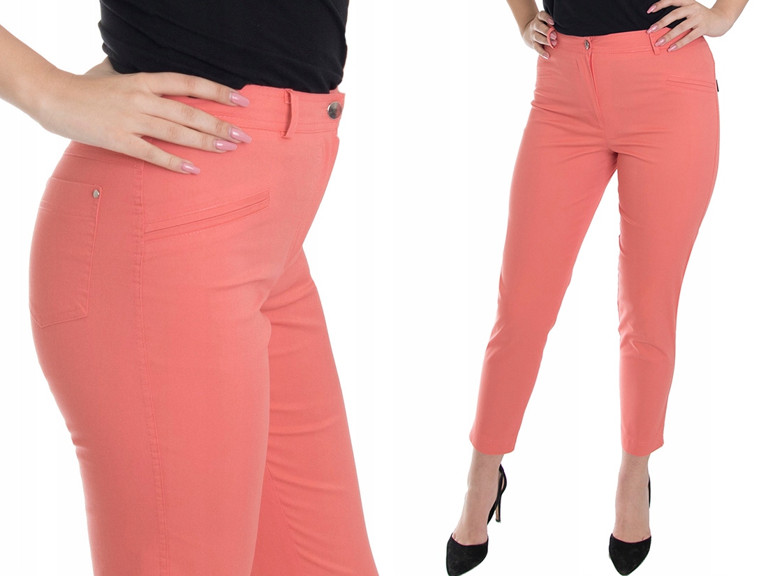 

k2 Spodnie Cygaretki Wysoki Stan Kolory r.52