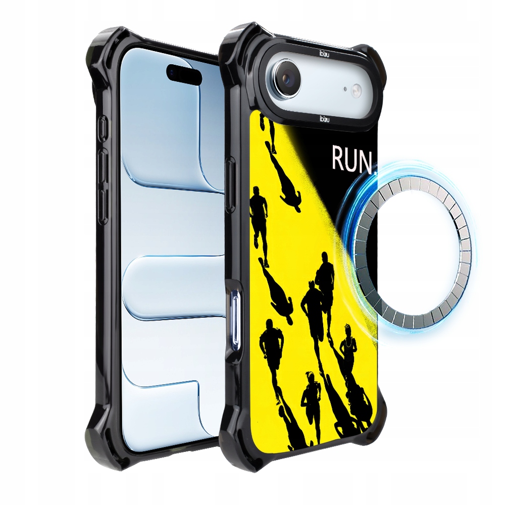 Pouzdro pro iPhone Air Ibizu DropGuard Ultra s MagSafe, #Move, Běh mistrů