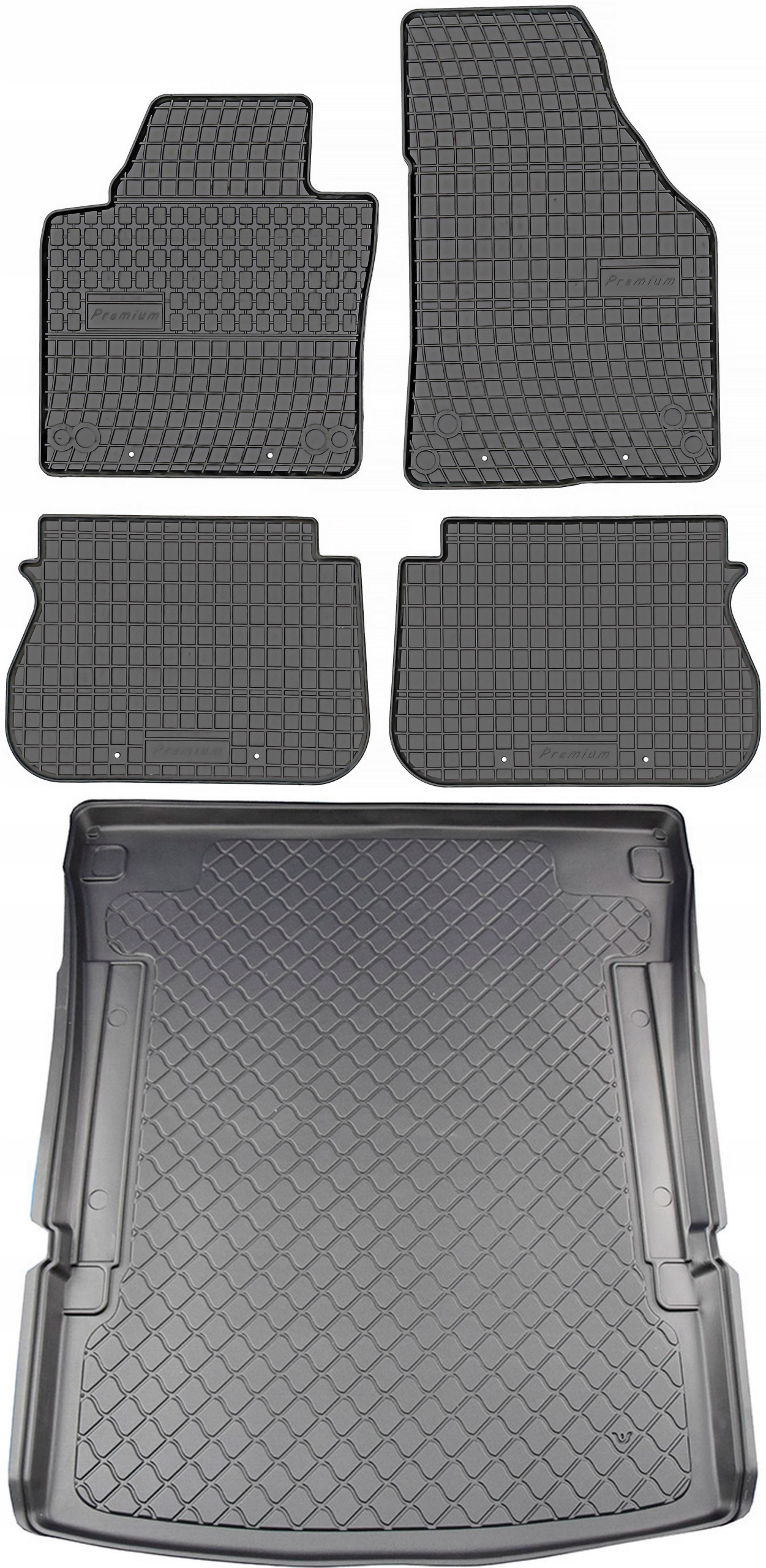 Vw Caddy Maxi Startline Kombi od roku 2004-2020 Sada Koberce batožinový priestor