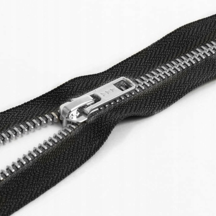 Ykk zamek błyskawiczny metalowy rozdzielczy 70cm 580 nikiel