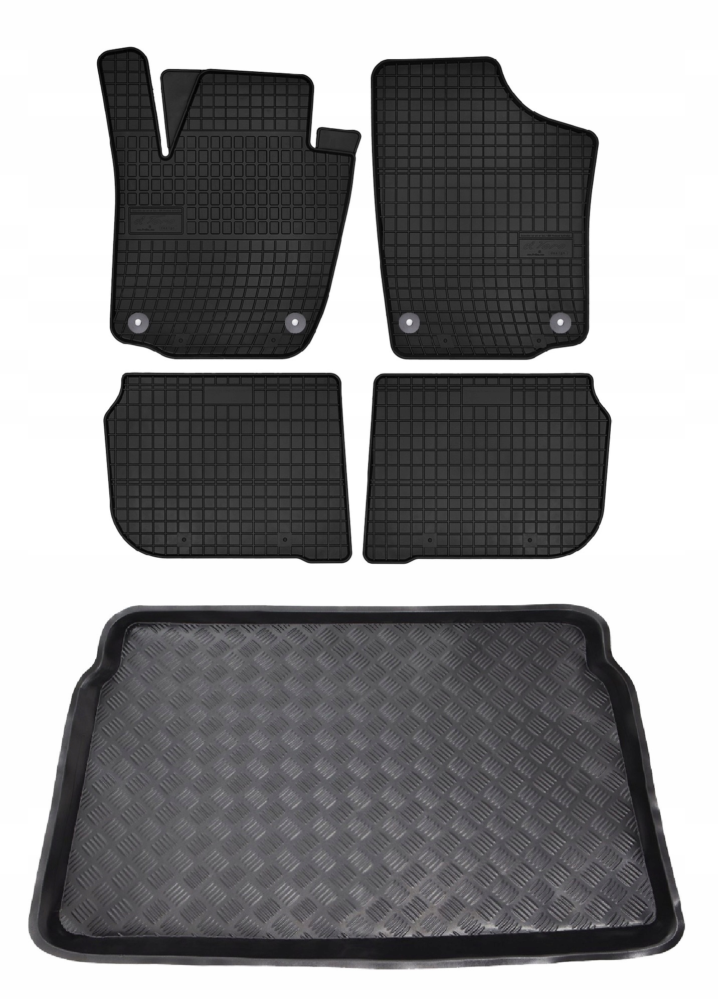 Килимки Суміш-Пластик gumowe8020364zs 5 el.